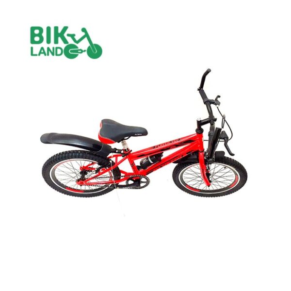 دوچرخه قرمز رنگ بچه گانه