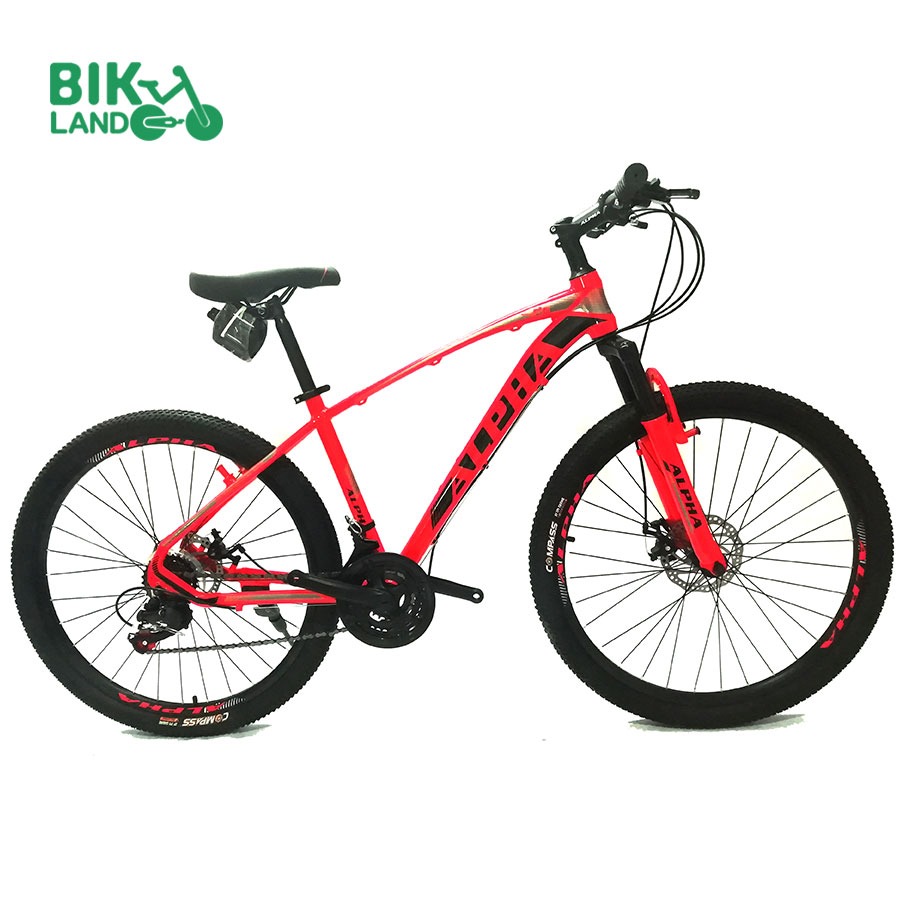 دوچرخه کوهستان آلفا مدل سولو سایز 26-قرمز