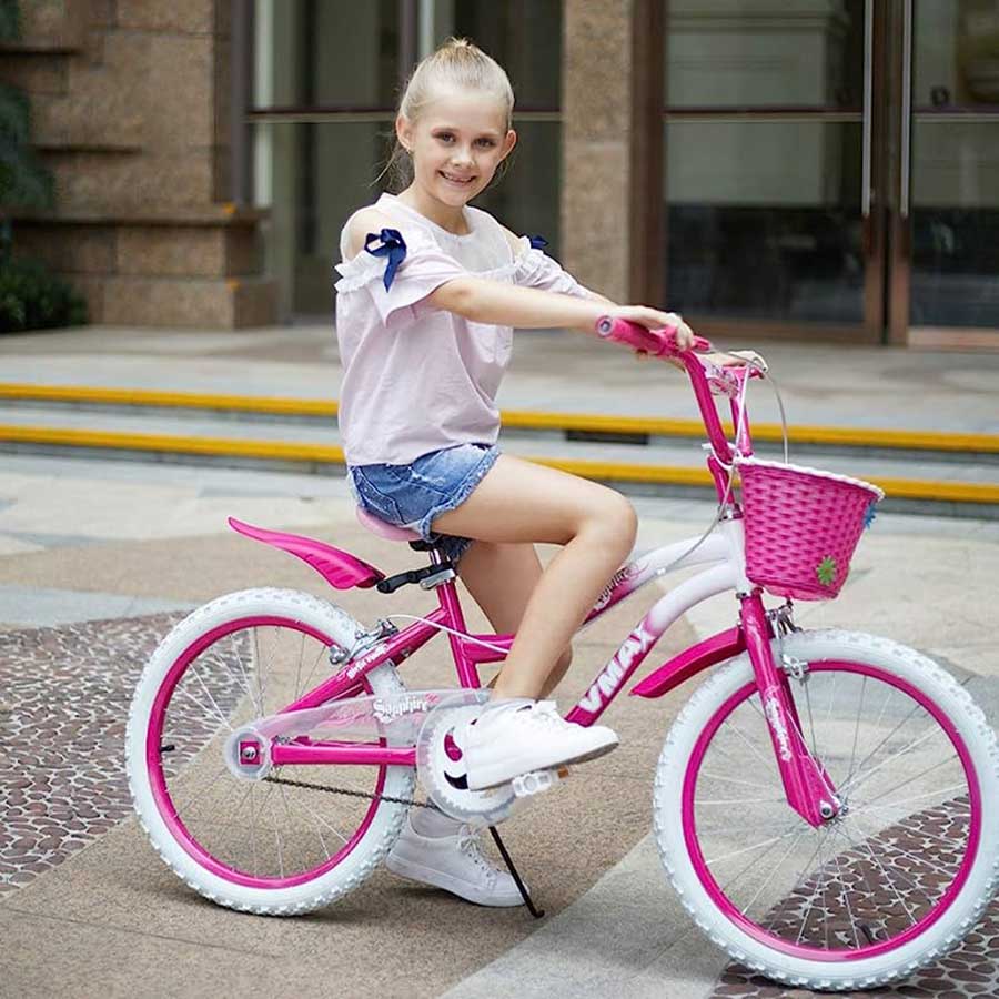 خرید دوچرخه دخترانه صورتی سایز ۲۰