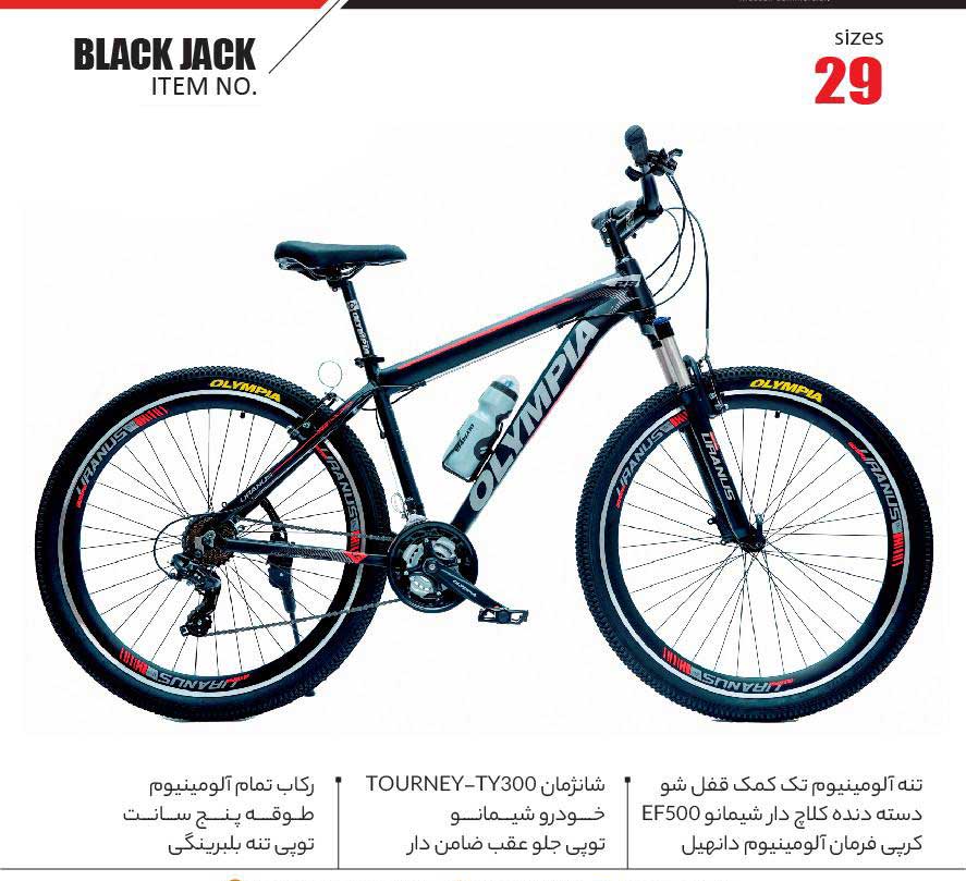 دوچرخه المپیا مدل BLACK JACK سایز 29