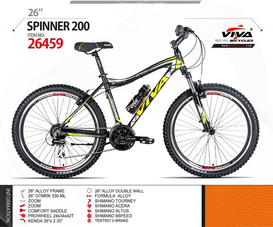 خرید دوچرخه ویوا مدل اسپینر SPINNER 200 سایز 26