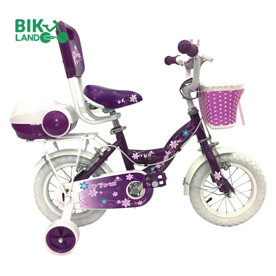 دوچرخه دخترانه ویوا مدل باربی سایز 12