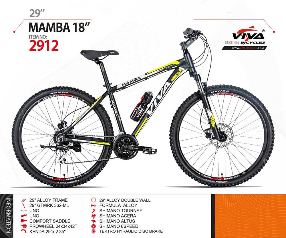 خرید دوچرخه ویوا مدل مامبا MAMBA سایز 29